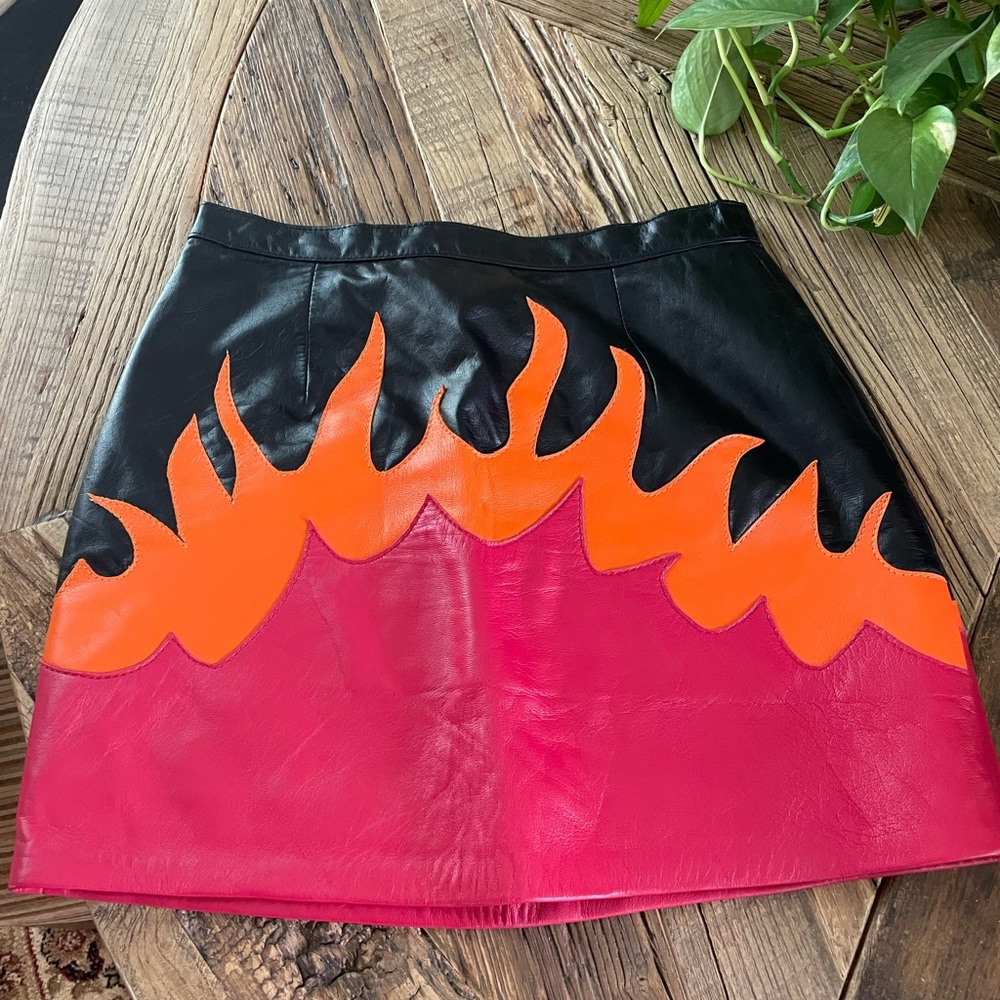 Nasty Gal After Party Flame Skirt